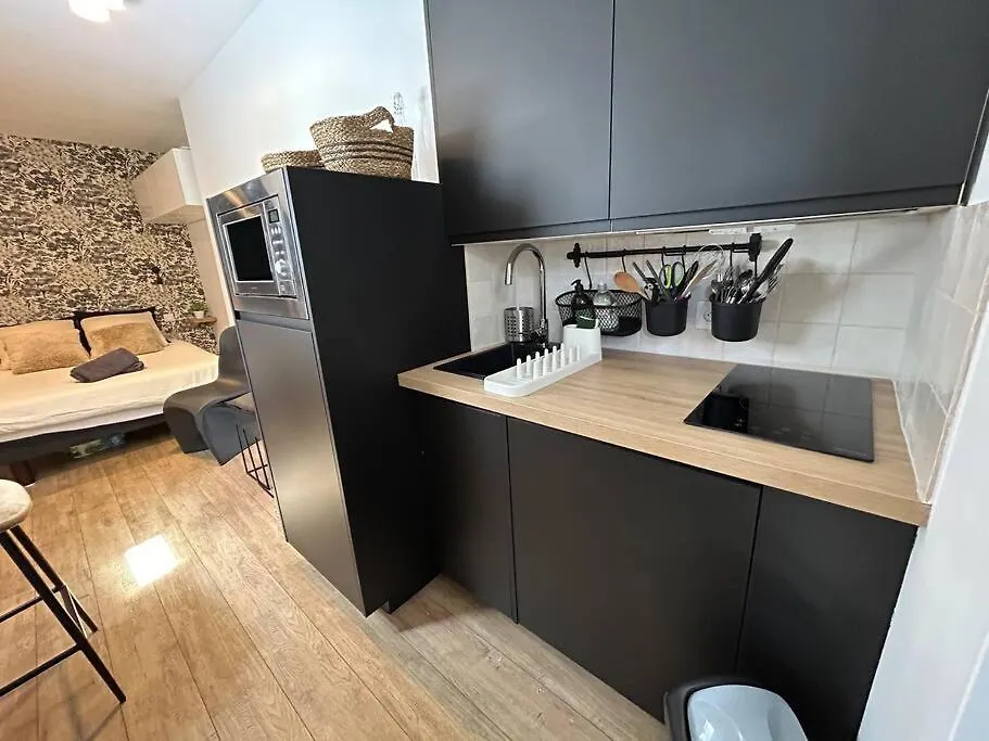 Fully Renovated Studio For 2 파리 0*,